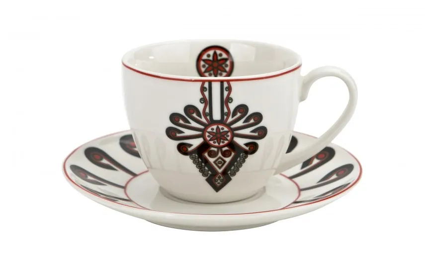 Duo Filiżanka porcelanowa 250 ml + spodek Parzenica Online