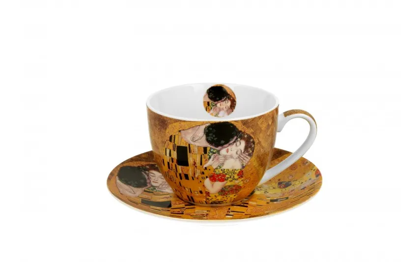 Duo Filiżanka porcelanowa 250 ml + spodek The Kiss Sale