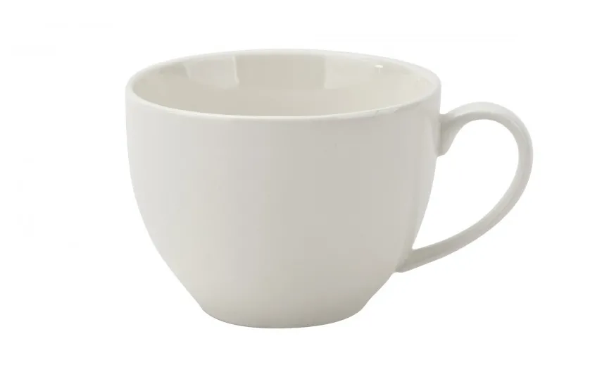 Altom Design Filiżanka porcelanowa 270 ml + spodek Bella krem New