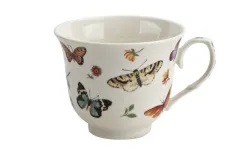 Duo Filiżanka porcelanowa 250 ml + spodek Butterflies Fashion
