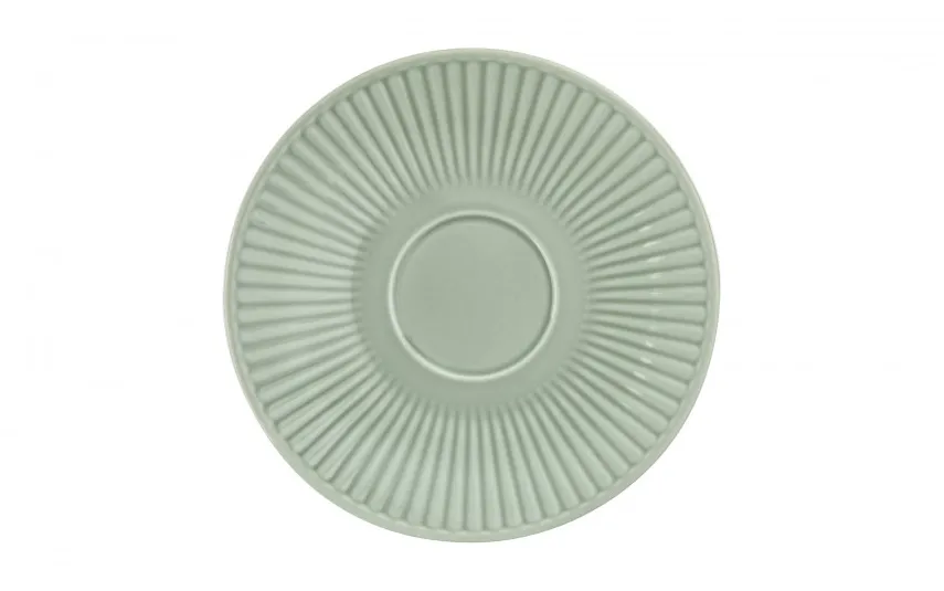 Cmielow Filiżanka porcelanowa 320 ml + spodek Dalia Zielona Sale