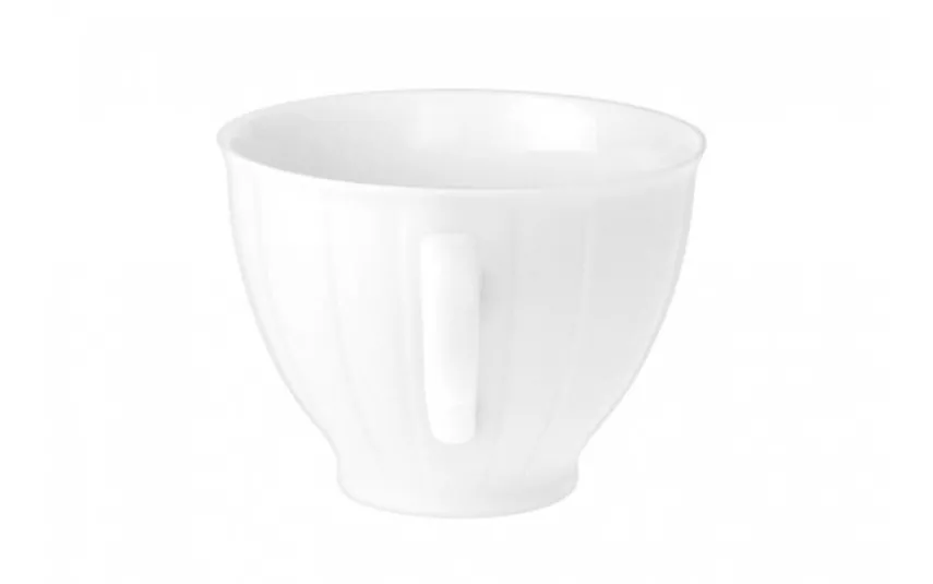 Cmielow Filiżanka porcelanowa 250 ml + spodek Oktawa biała 0001 Discount
