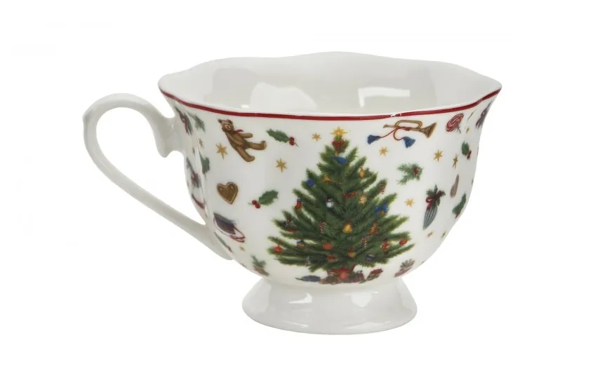 Duo Filiżanka porcelanowa 150 ml + spodek Christmas Tree Clearance