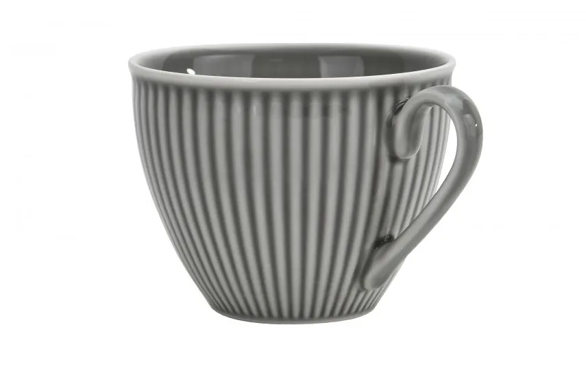 Cmielow Filiżanka porcelanowa 320 ml + spodek Dalia Szara Hot