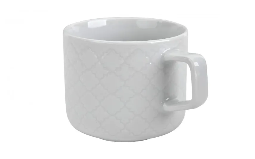 Lubiana Filiżanka porcelanowa 250 ml + spodek Marrakesz Biały Online