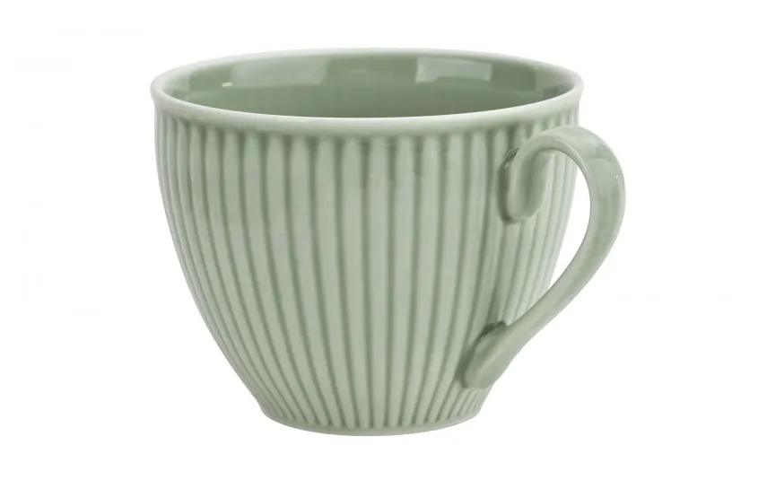 Cmielow Filiżanka porcelanowa 320 ml + spodek Dalia Zielona Sale