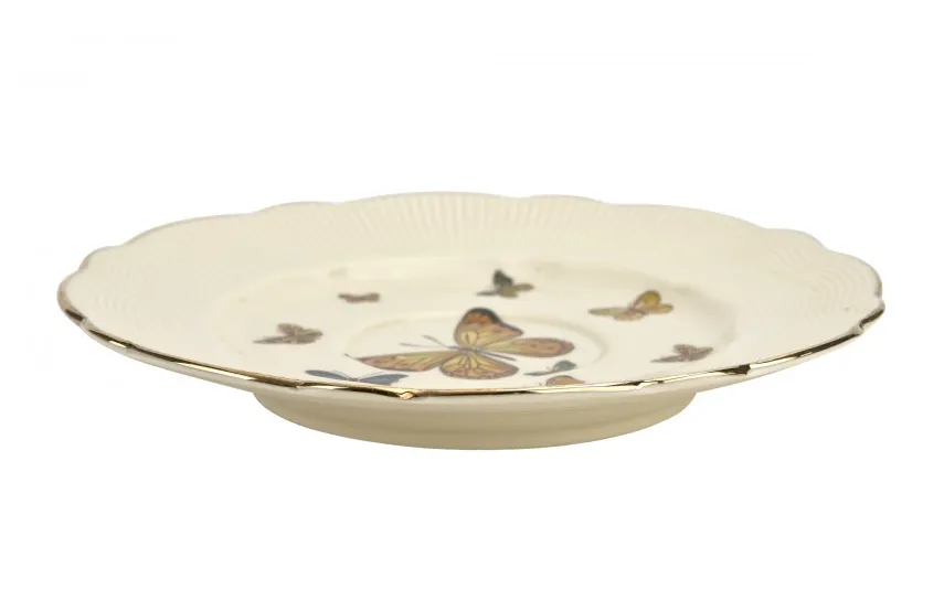 Duo Filiżanka porcelanowa 260 ml + spodek Motylki Clearance