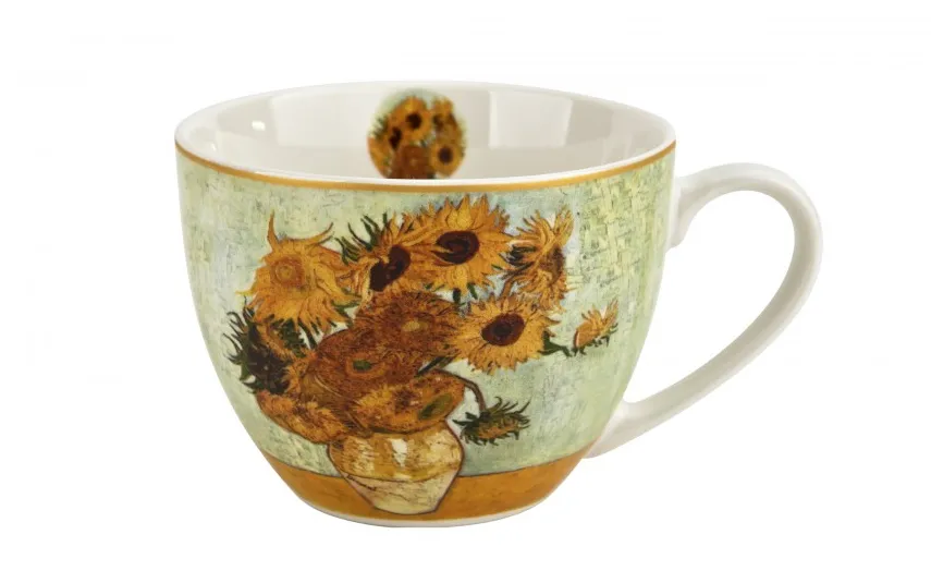Lubiana Filiżanka porcelanowa 350 ml + spodek Rayado 101/9015 Hot