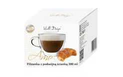 Vialli Design Filiżanka termiczna 300 ml z podwójną ścianką Amo Fashion