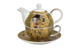 Duo Filiżanka z dzbankiem i zaparzaczem Tea for One The Kiss Classic Sale
