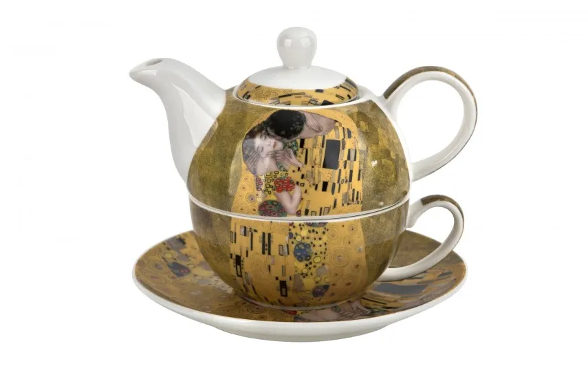 Duo Filiżanka z dzbankiem i zaparzaczem Tea for One The Kiss Classic Sale