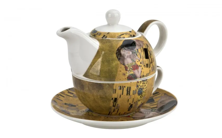 Duo Filiżanka z dzbankiem i zaparzaczem Tea for One The Kiss Classic Sale