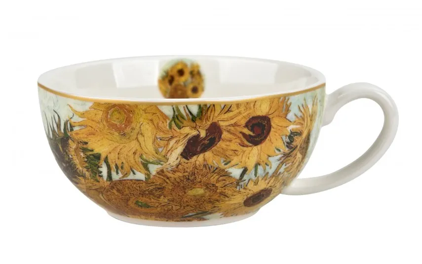 Duo Filiżanka z dzbankiem i zaparzaczem Tea for One Sunflowers Sale