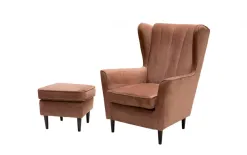 Gala Collezione Fotel Fido z pufą Best