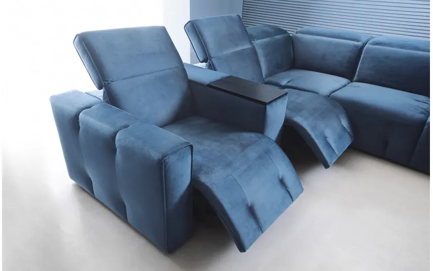 Etap Sofa Fotel Spot z elektryczną funkcją relaks i man. zagłówkiem Monolith KR10628 Discount