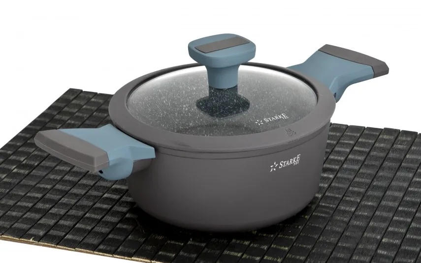Starke PRO Garnek 1,7 L Luxury Grey z powłoką Marble na indukcję Outlet