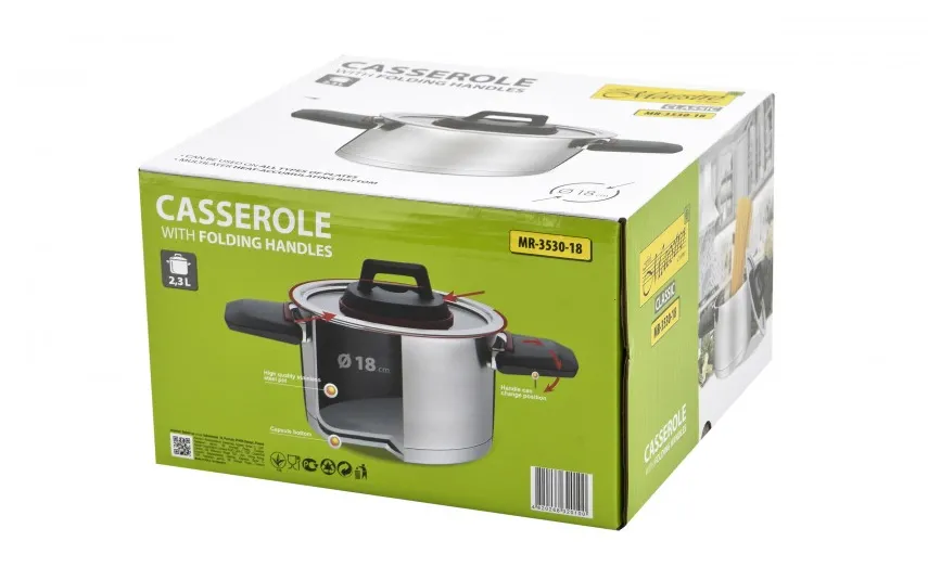 Maestro Garnek 2,3 L z pokrywką MR-3530-18 Sale
