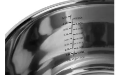 Witek Home Garnek do gotowania z pokrywką Platin 24cm Best