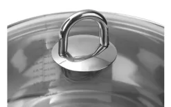 Witek Home Garnek do gotowania z pokrywką Platin 24cm Best