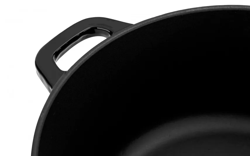 MPLCo Garnek żeliwny z pokrywką emaliowany 5,5 L New