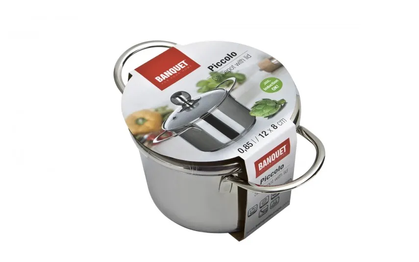 Banquet Garnek 0,85L z pokrywka Piccolo Sale