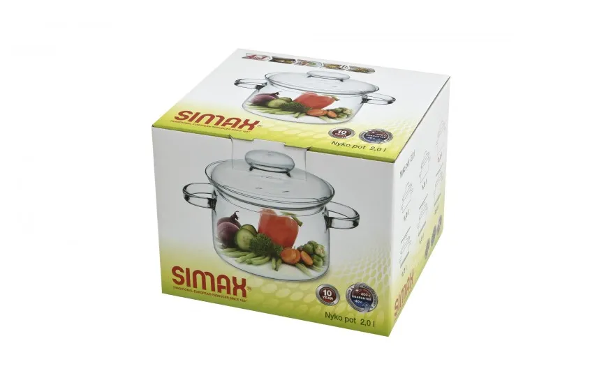 Simax Garnek szklany żaroodporny 2 L Nyko Sale
