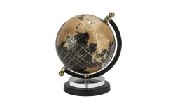 Dekor Pap Globus Ziemi czarno-złoty 23 cm Dekor-Pap Sale