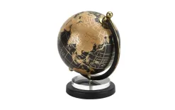 Dekor Pap Globus Ziemi czarno-złoty 23 cm Dekor-Pap Sale