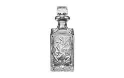 Zawiercie Huta Szkla Karafka kryształowa 0,75 L z korkiem Zawiercie 1834-247 New
