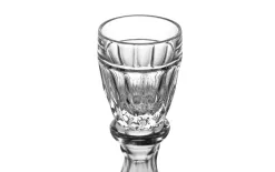 Bohemia Karafka kryształowa 140 ml DAPHNE z kieliszkiem Fashion