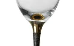 Dekor Pap Kieliszek do szampana 250 ml z czarną nóżką TG0589 Fashion