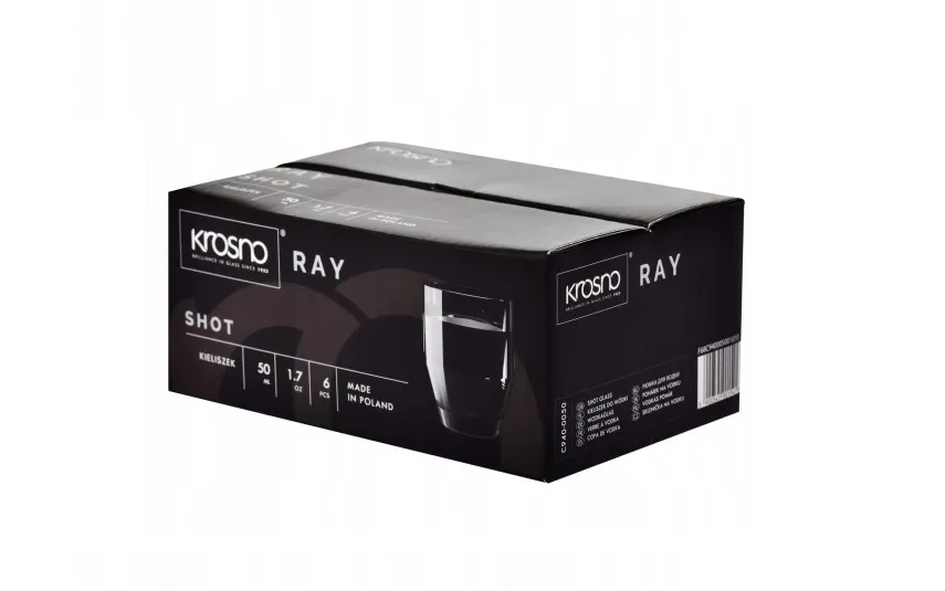 Krosno Kieliszek do wódki shotów 50 ml Ray New