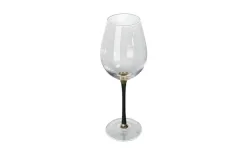 Dekor Pap Kieliszek do wina 400 ml z czarną nóżką TG0590 Discount