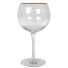 MPLCo Kieliszek koktajlowy 500 ml ryflowany Rim Gold Sale