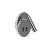 Azzardo Kinkiet Faro SN-6326-Chrom Sale