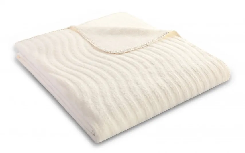 Biederlack Koc bawełniano- akrylowy 150x200 cm Nuance Outlet