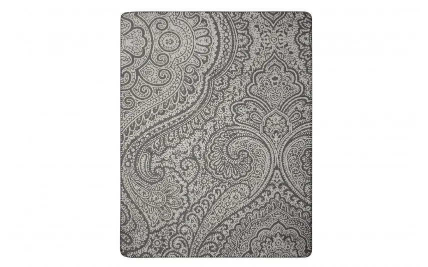 Biederlack Koc bawełniano-akrylowy 150x200 cm Swinging Paisley Dark Best