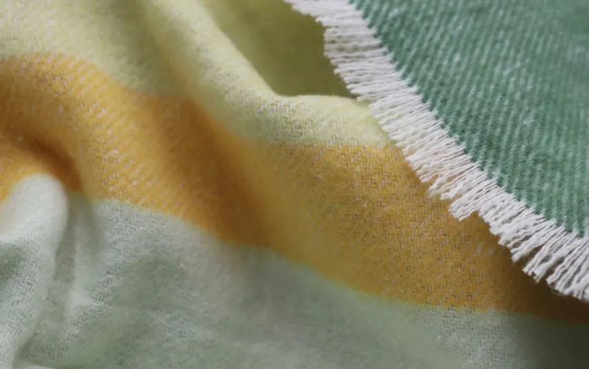 Biederlack Koc bawełniano-akrylowy 130x170 cm Ever Stripe Sale