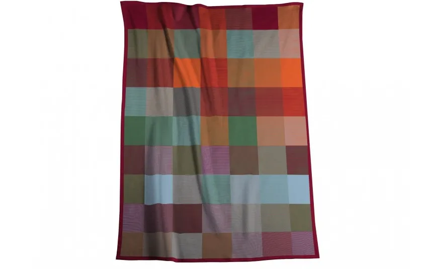 Biederlack Koc bawełniany 150x200 cm Colour Woven Hot