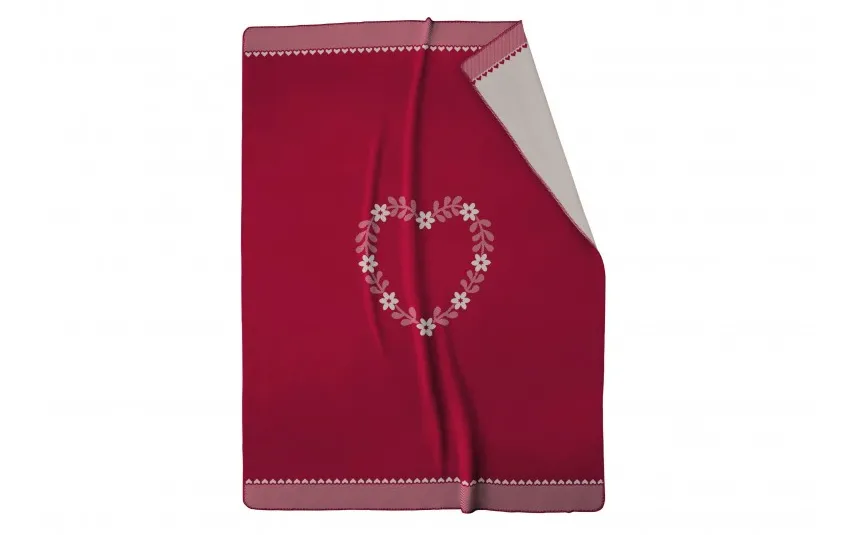 Biederlack Koc dwustronny 150x200 cm Heart Warming 769893 New