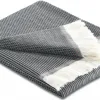 Biederlack Koc Lines Dark Grey 130 x 170 cm 757951 Outlet