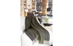 Biederlack Koc 150x200 cm Essence Khaki Modern Classics Fashion