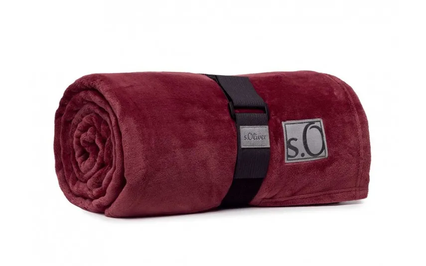 s. Oliver Koc 150x200 cm Kuschelsoft 3638-430 bordowy Discount