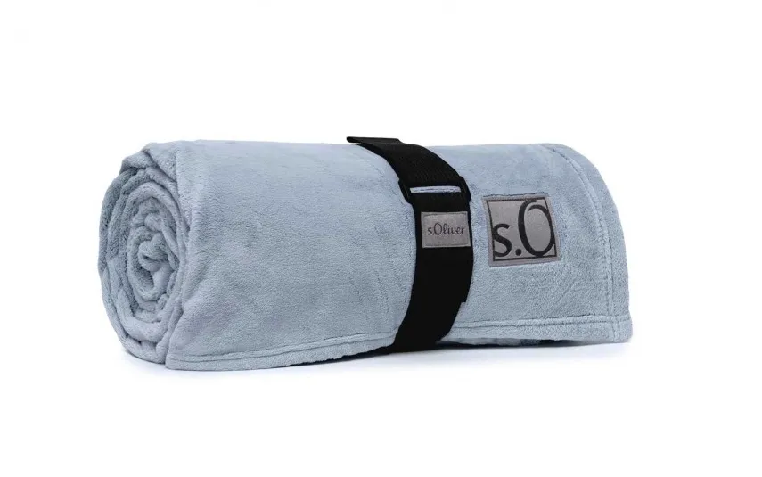 s. Oliver Koc 150x200 cm Kuschelsoft 3638-610 niebieski Fashion