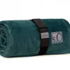 s. Oliver Koc 150x200 cm Kuschelsoft 3638-680 petrol Outlet