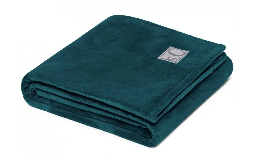 s. Oliver Koc 150x200 cm Kuschelsoft 3638-680 petrol Outlet