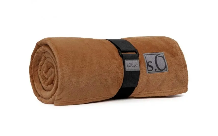 s. Oliver Koc 150x200 Kuschelsoft 3638-230 brązowy Hot