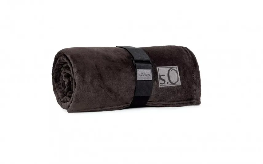 s. Oliver Koc 150x200 Kuschelsoft 3638-390 ciemny brąz Fashion