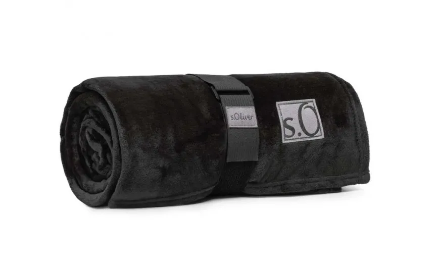 s. Oliver Koc 150x200 Kuschelsoft 3638-860 czarny New