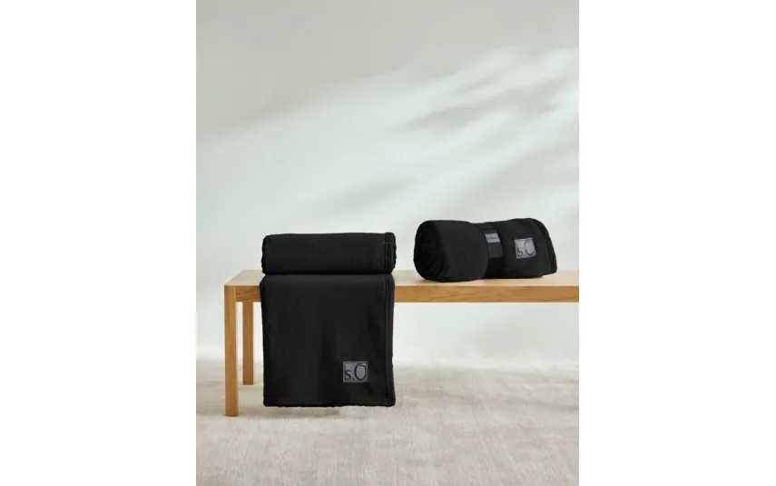 s. Oliver Koc 150x200 Kuschelsoft 3638-860 czarny New
